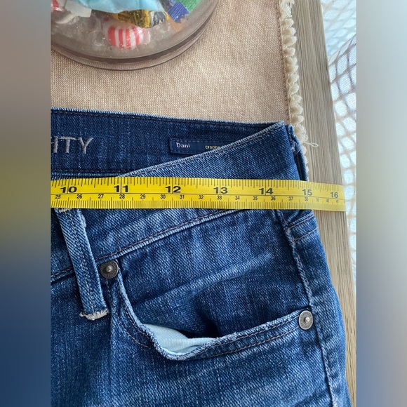 CITIZENS OF HUMANITY Dani Cropped Straight Leg Jeans Low-rise in Blue Sz 27 - Picture 12 of 14